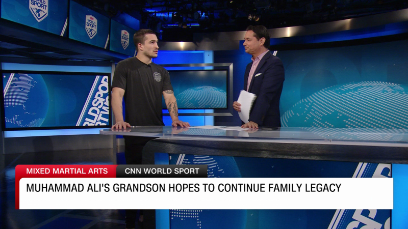 Muhammad Ali’s grandson hopes to continue family legacy