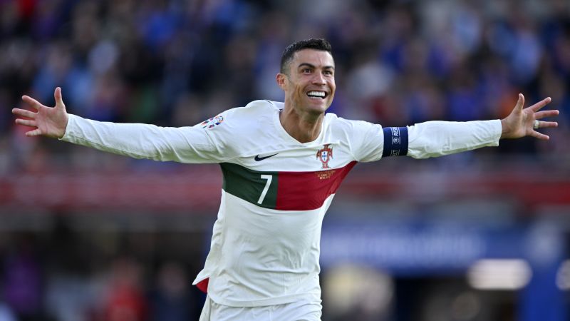 Cristiano Ronaldo scores last-minute winner on record-breaking 200th appearance for Portugal