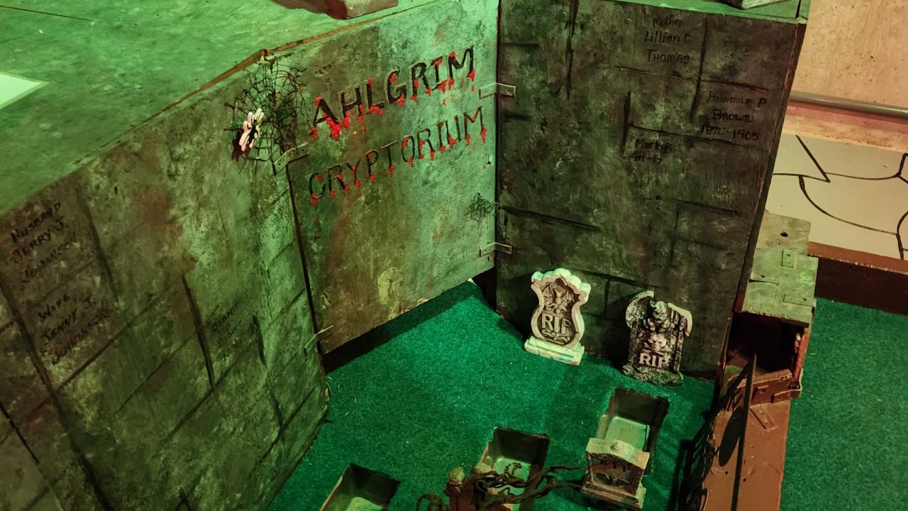 Ahlgrim Acres' very own "cryptorium."