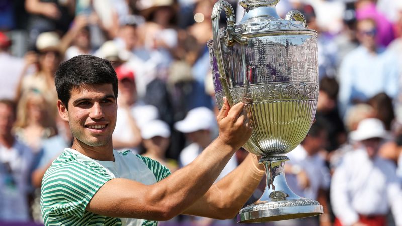 Carlos Alcaraz set to reclaim world No. 1 spot after winning first-ever grass title at Queen’s