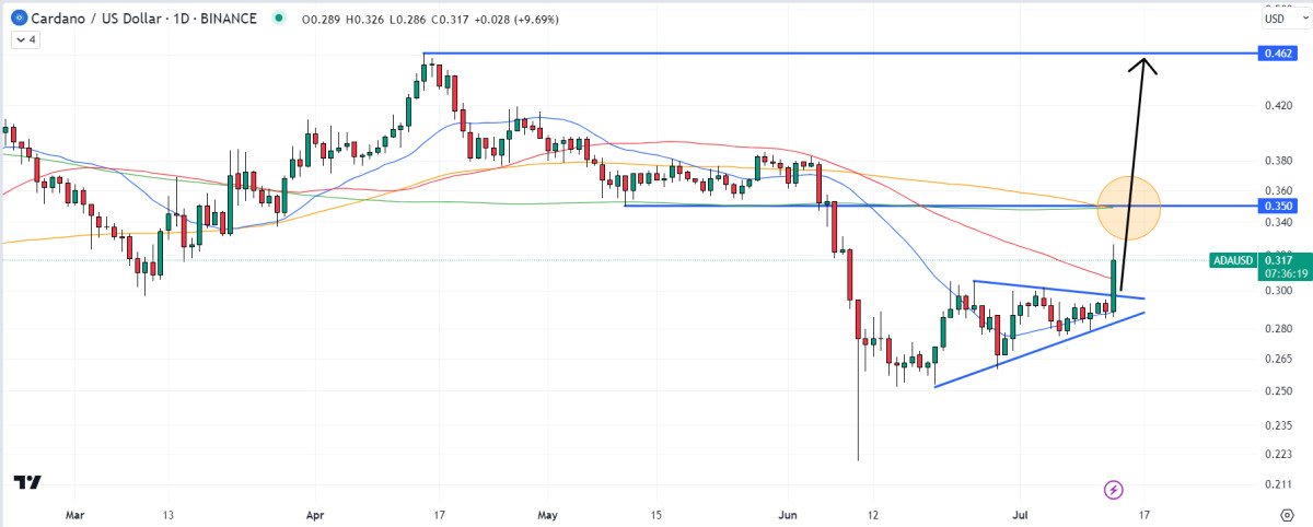 Cardano Price Prediction as ADA Breaks Above $0.30 Resistance Level – Here’s Where ADA is Heading Next