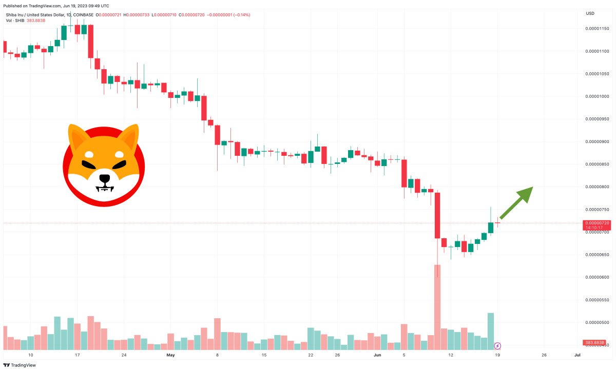 Shiba Inu Price Prediction as SHIB Becomes Best Performing Coin of the Week – Can SHIB Hit $1?