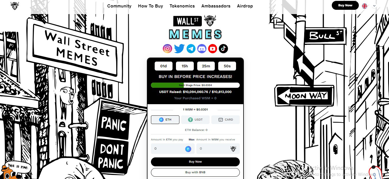 Wall Street Memes Surges Past $10 Million as Investors Rush to Buy the Latest Meme Coin Before It Lists on Exchanges – How to Buy Early?