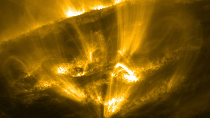 Coronal rain has been seen splashing on the sun