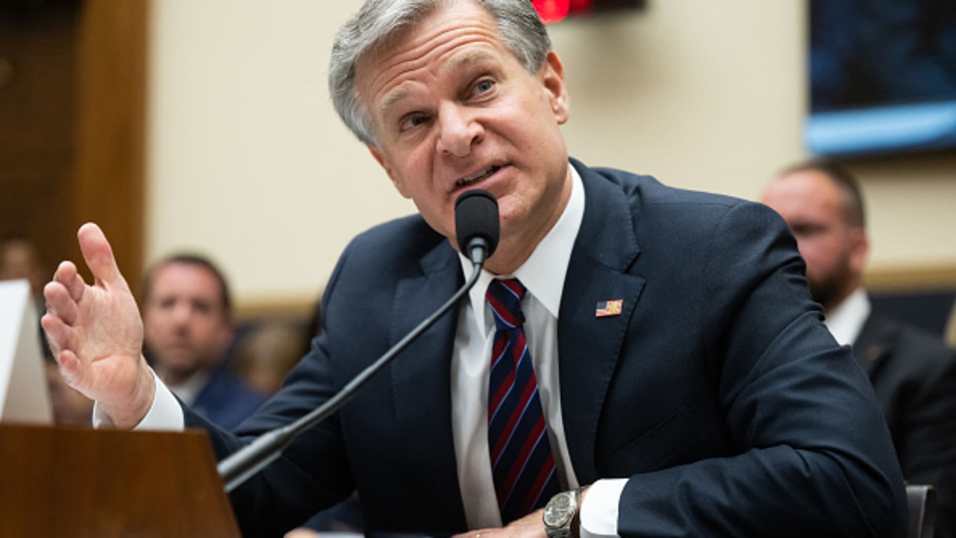 Communist Party cells influencing U.S. companies’ China operations, FBI Director Wray says