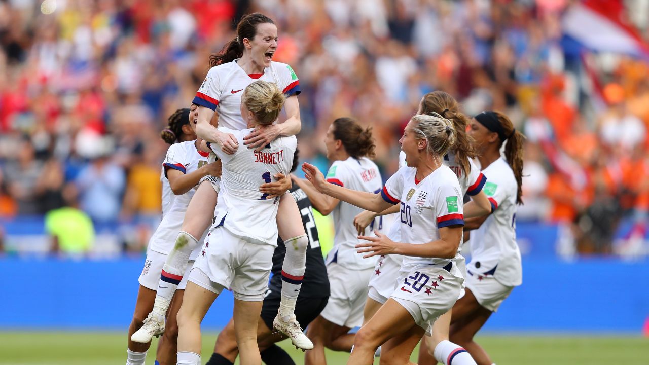 The USWNT beat the Netherlands 2-0 in the Women's World Cup final four years ago.