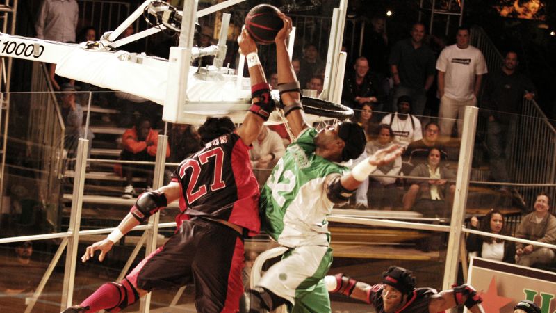 SlamBall: What’s not to love about this gladiator-esque sport combining basketball and trampolines