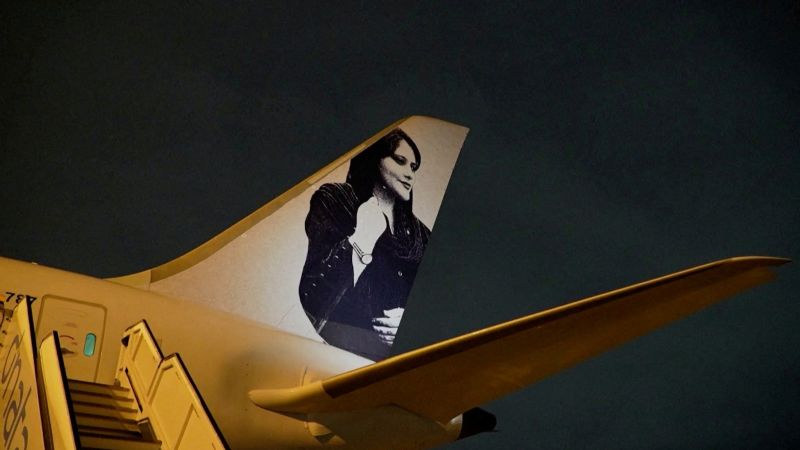 Plane carrying Brazilian Women’s World Cup team to Australia emblazoned with tribute to Iran protesters