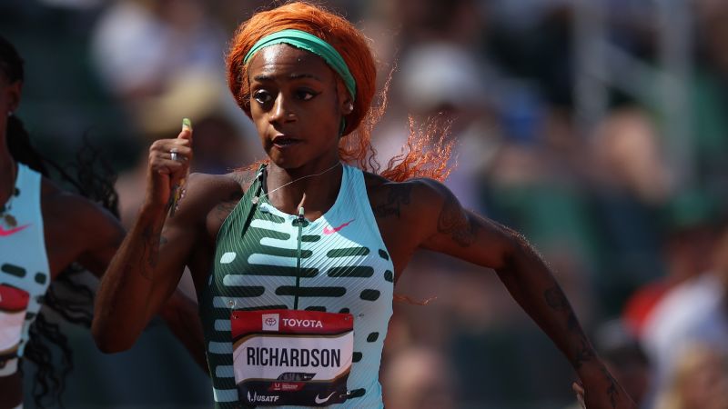 Sha’Carri Richardson runs the fastest women’s 100m time of the year