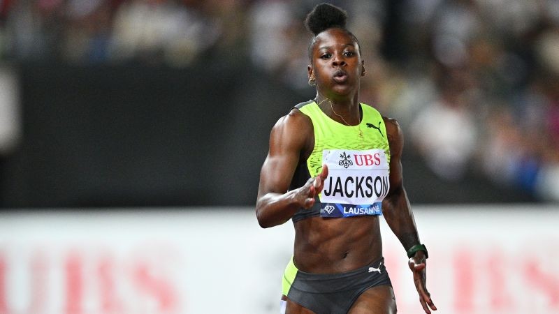 Shericka Jackson becomes joint-fifth fastest woman of all time after winning women’s 100m at Jamaican championships