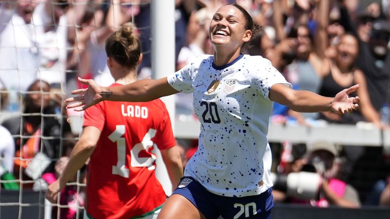 Trinity Rodman, daughter of an NBA legend, shines for USWNT before team departs for Women’s World Cup