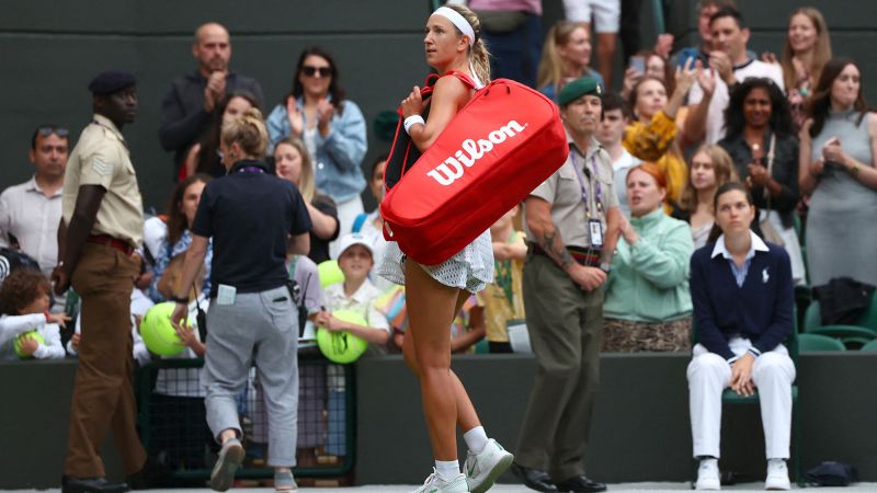 Belarusian Victoria Azarenka says it ‘wasn’t fair’ to be booed at Wimbledon after facing Ukrainian Elina Svitolina