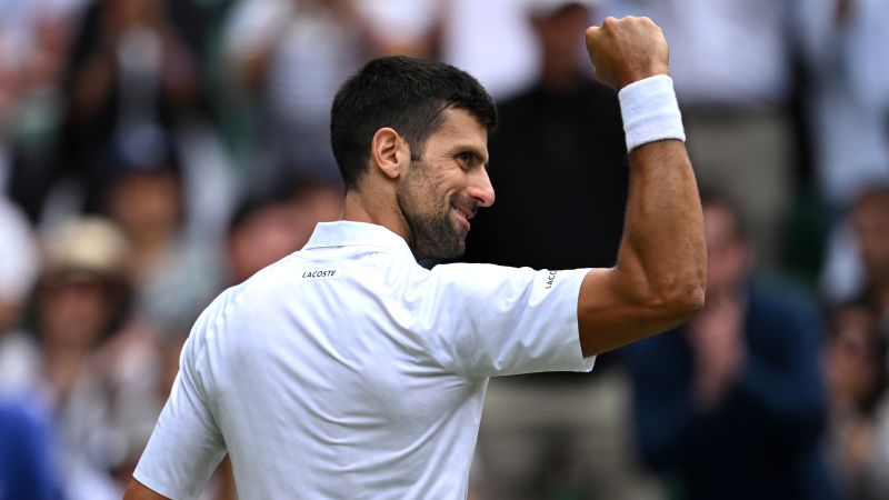 Novak Djokovic battles past Andrey Rublev to reach Wimbledon semifinals