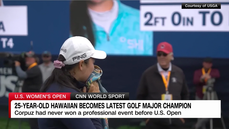 Allisen Corpuz speaks with CNN after capturing her first ever women’s major at the U.S. Open