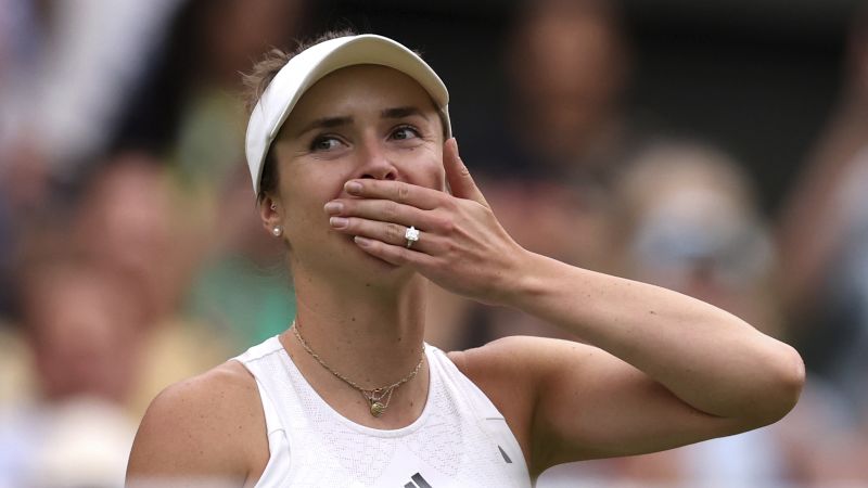 Ukraine’s Elina Svitolina says ‘war made me stronger’ as she continues remarkable Wimbledon run