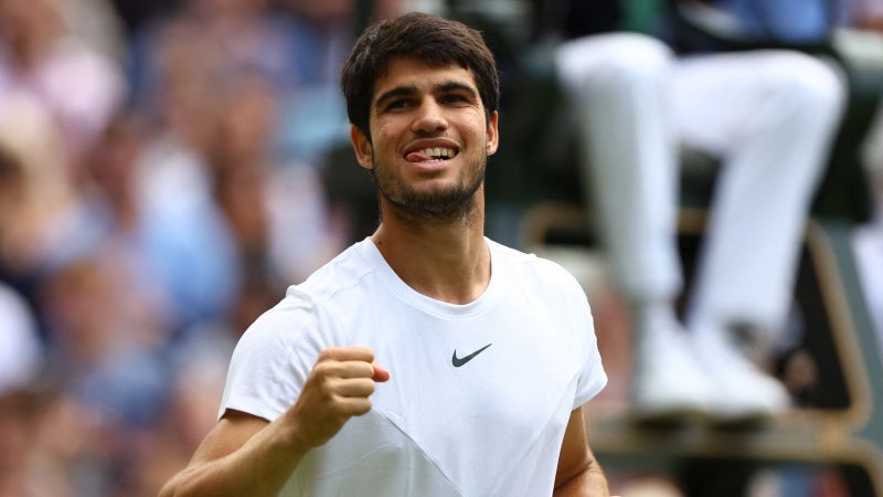 Carlos Alcaraz reveals the secret to controlling his nerves at Wimbledon: scream and smile