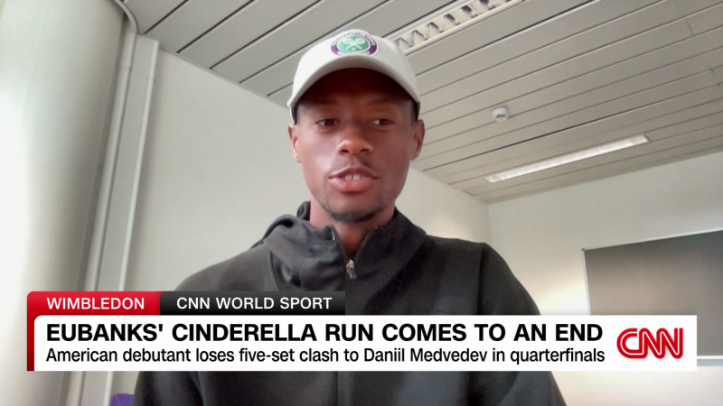 Christopher Eubanks discusses his recent Cinderella run at Wimbledon