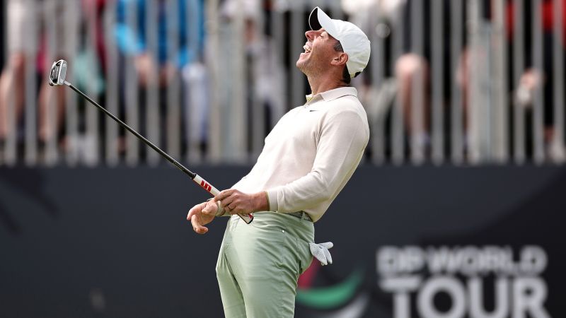 Rory McIlroy’s ‘shot of the year’ clinches epic late victory at windy Scottish Open