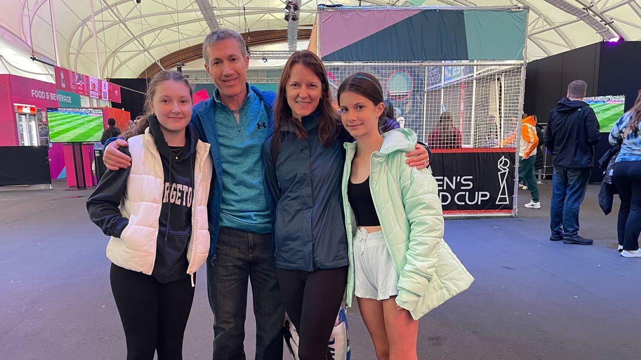 From left: Livia, Randy, Laurenne and Lisette Moreland are back at a World Cup for the first time since 2016.