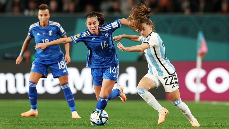 Italy wins 1-0 against Argentina as 16-year-old ‘Little Messi’ Giulia Dragoni makes debut at Women’s World Cup