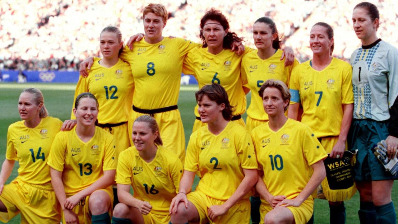 16 September, 2000 Australia team group  (Photo by Tony Marshall/EMPICS via Getty Images)