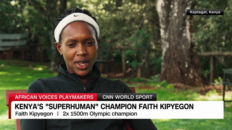 ‘Superhuman’ Faith Kipyegon hoping to inspire women across the globe