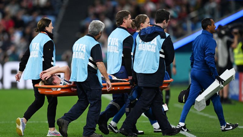 England win over Denmark at Women’s World Cup overshadowed by star player Keira Walsh having to be stretchered off