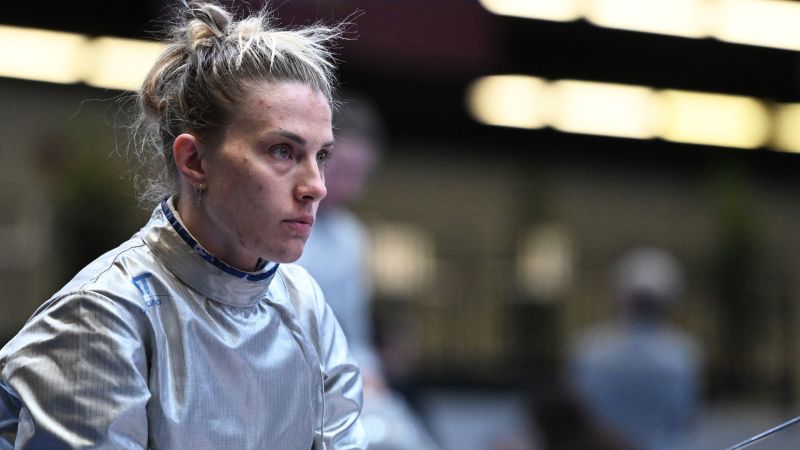 Ukrainian fencer Olga Kharlan calls for rule change after disqualification for refusing to shake hands with Russian opponent