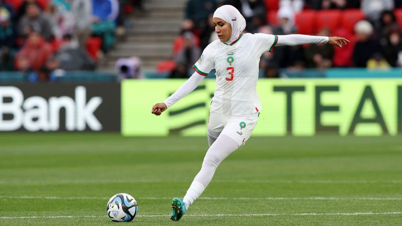 Nouhaila Benzina becomes first player to wear hijab at Women’s World Cup as Morocco secures first win