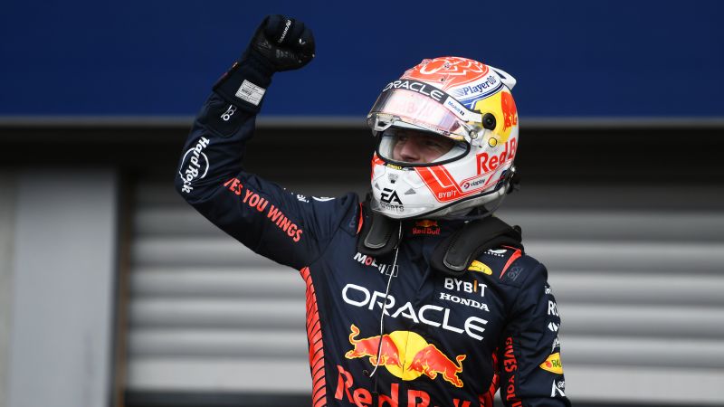 Max Verstappen one win away from another F1 record after eighth race victory in a row at Belgian GP