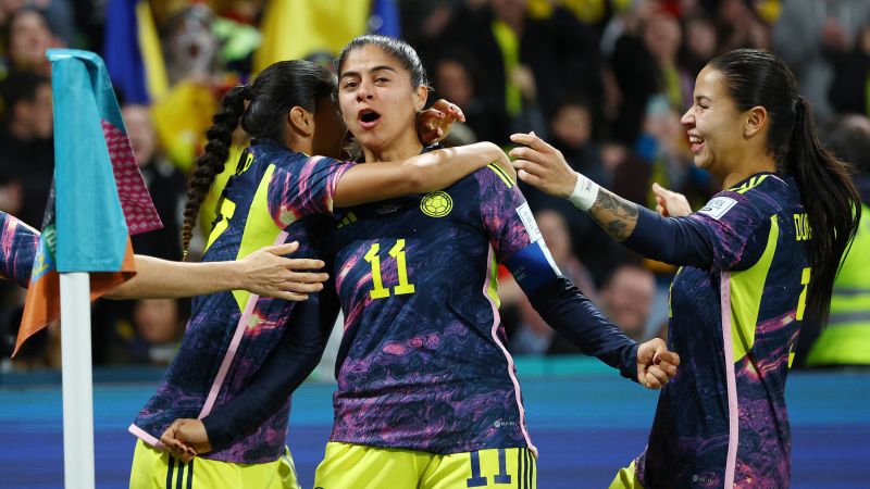 Colombia advances to Women’s World Cup quarterfinals for the first time after victory over Jamaica