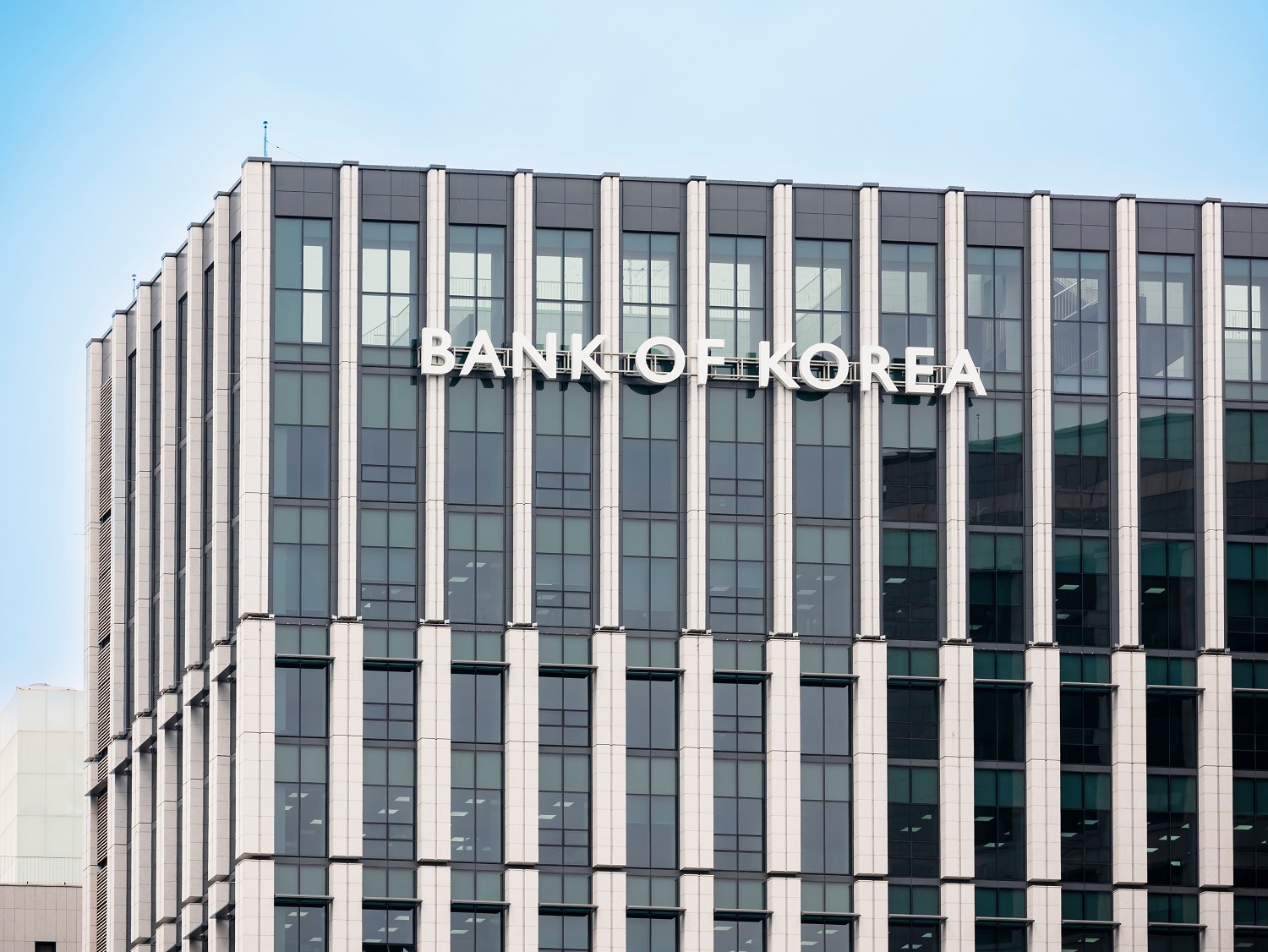 The offices of the South Korean central bank in Seoul, South Korea.