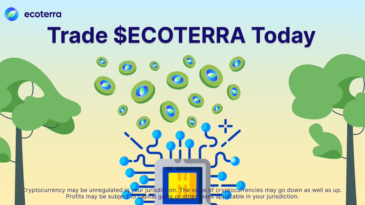 $ECOTERRA Listed On Major Exchanges, Staking Also Available for 12% APY