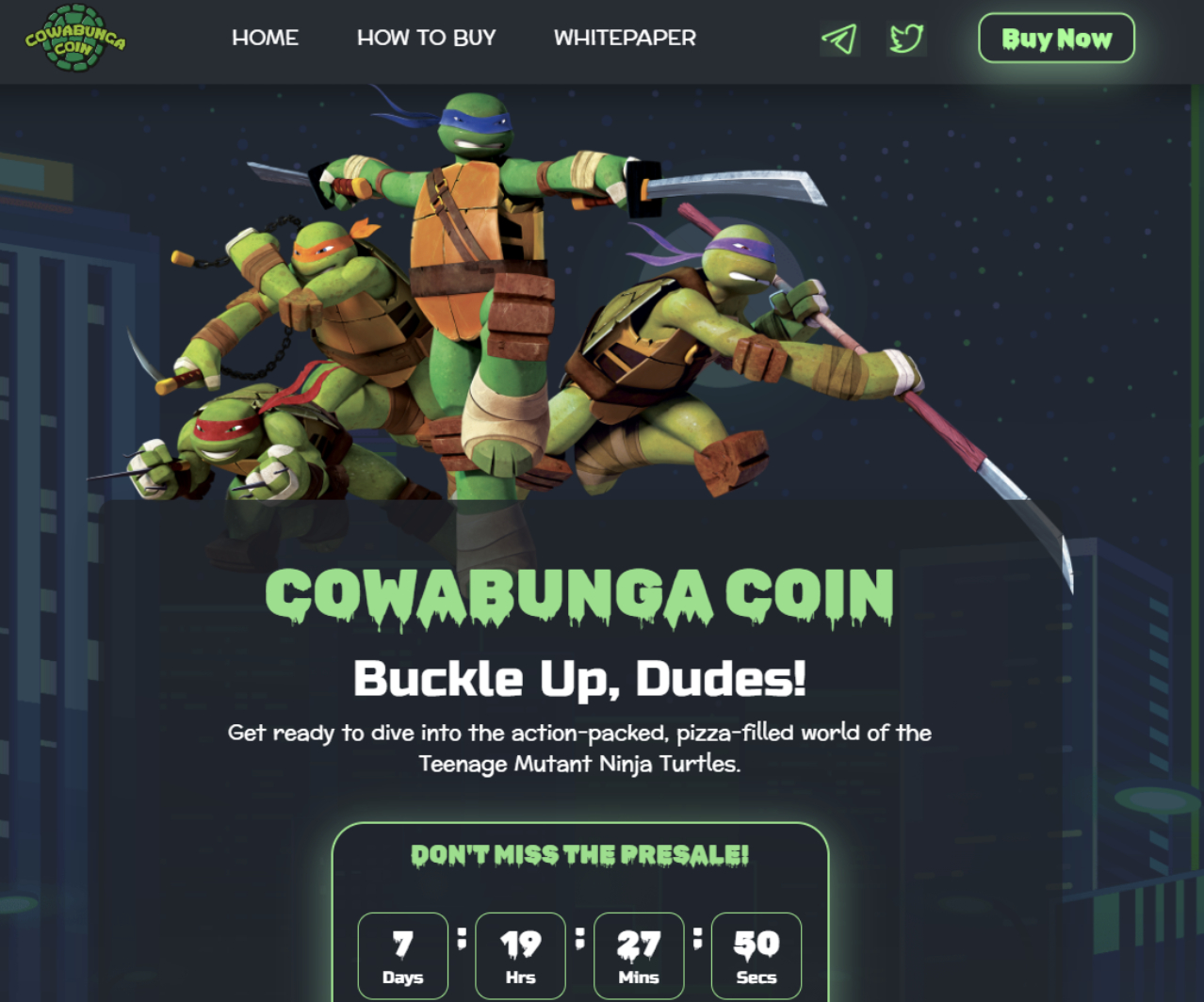 Can Cowabunga Coin Explode Like the Pepe Coin Price? Hot New Meme Coin is a Trending Crypto During Film Launch