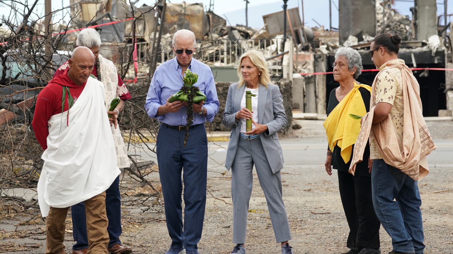 Biden vows Maui will decide how to rebuild after wildfires, promises to help ‘as long as it takes’