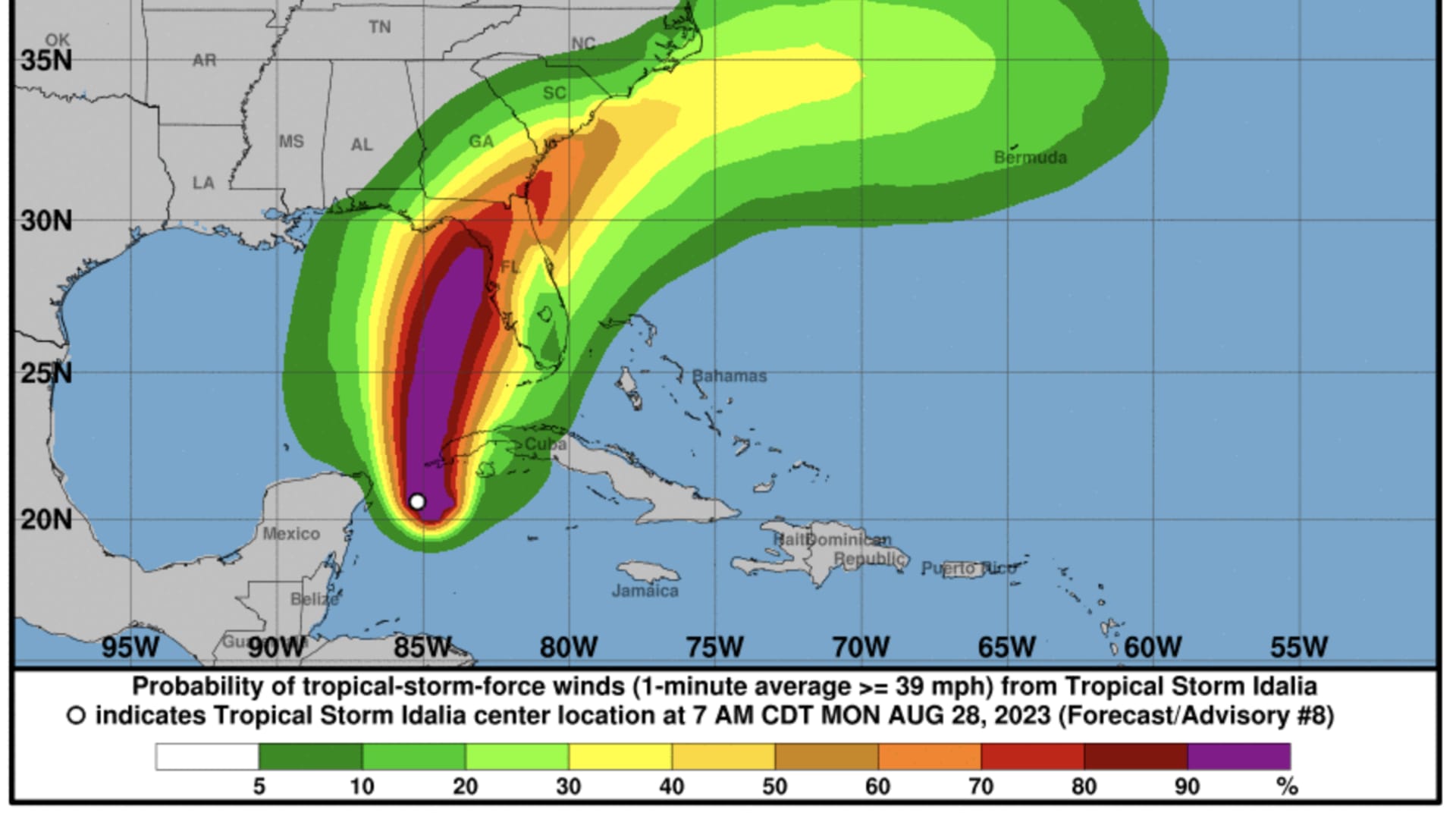 Biden signs state of emergency order for Florida as Hurricane Idalia approaches