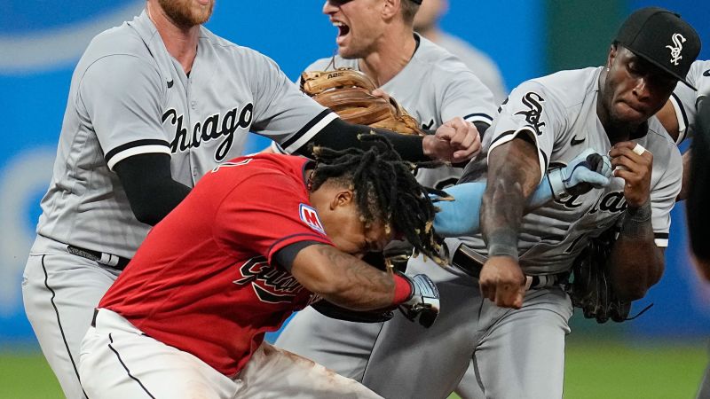 Bench-clearing fight during White Sox-Guardians game leads to MLB suspensions