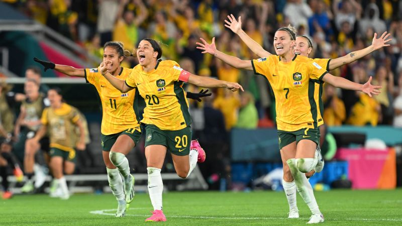 Australia progresses to Women’s World Cup semifinals after dramatic penalty shootout win over France