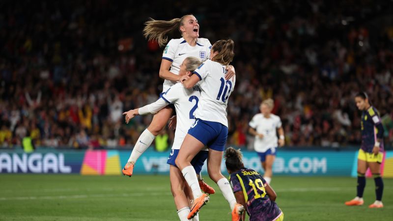 England defeats spirited Colombia 2-1 to reach Women’s World Cup semifinals