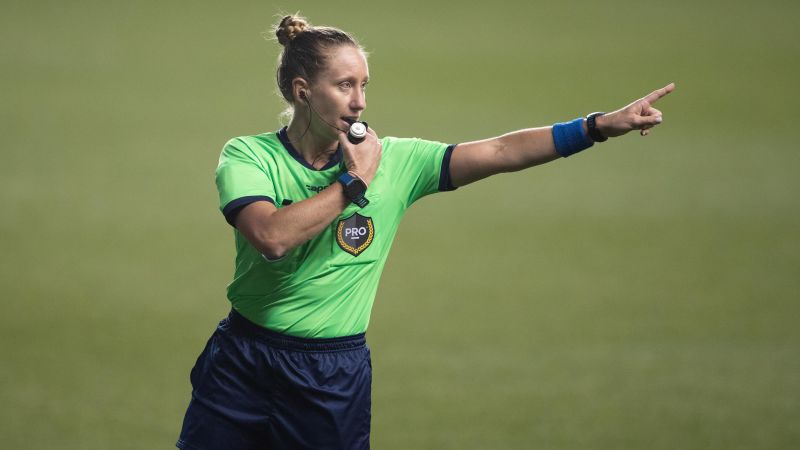 ‘Being a mother has made me, frankly, a better referee,’ says US ref Tori Penso, who is officiating at Women’s World Cup