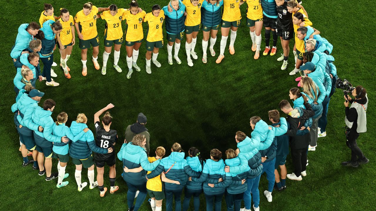 Sam Kerr was unable to prevent Australia's exit.