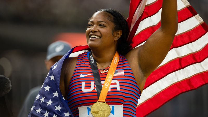 Laulauga Tausaga-Collins wins US’ first women’s discus world championship