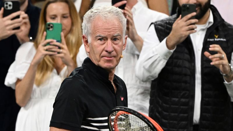 ESPN tennis analyst John McEnroe will miss some of US Open after positive Covid-19 test