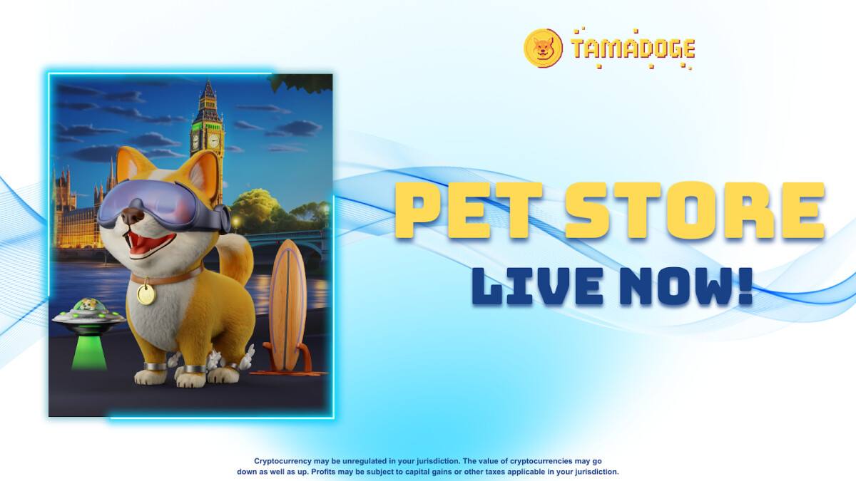 Web3 Gaming – Tamadoge Launches Pet Store and Special Anniversary Burn and Giveaway