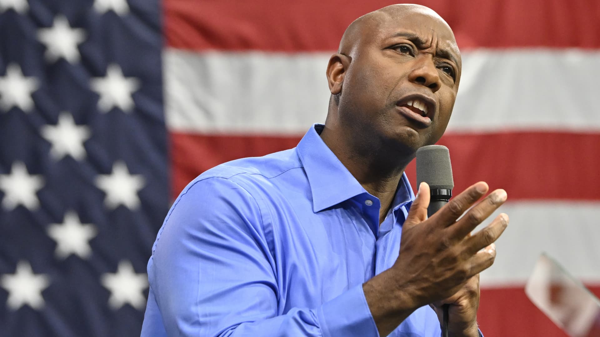 Tim Scott praises the ‘Laffer Curve’ as he vows to make Trump-era tax cuts permanent