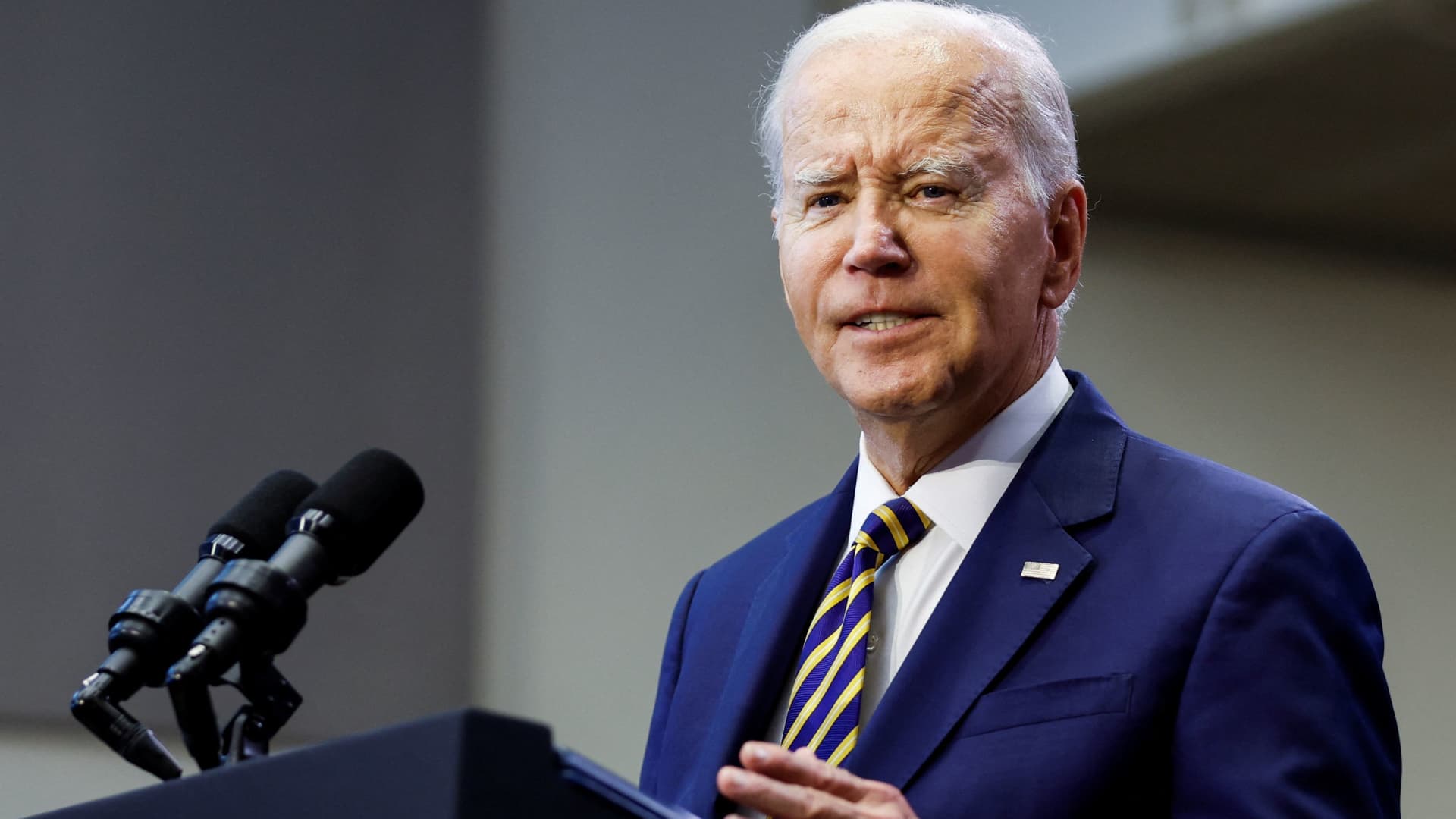 Biden blasts Republican plan to cut taxes on the wealthy, cut social safety net programs