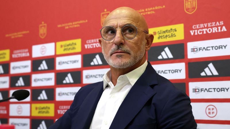 Spanish men’s national team manager Luis de la Fuente apologizes for applauding Luis Rubiales’ defiant speech