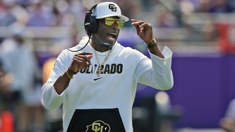 Deion Sanders and Colorado upset No. 17 TCU in his FBS coaching debut