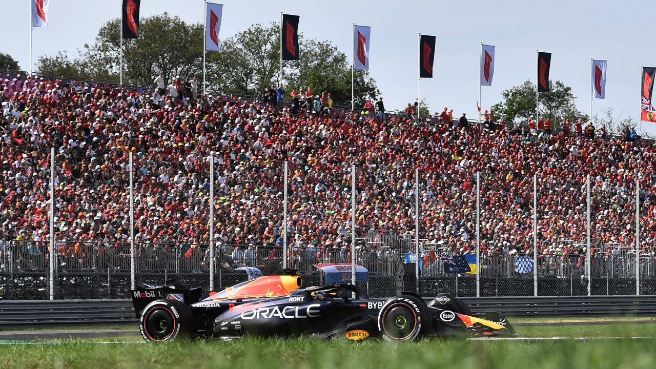 Formula One F1 - Italian Grand Prix - Autodromo Nazionale Monza, Monza, Italy - September 3, 2023
Red Bull's Max Verstappen in action during the race