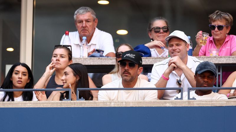 Aaron Rodgers achieves bucket list dream of watching Novak Djokovic play